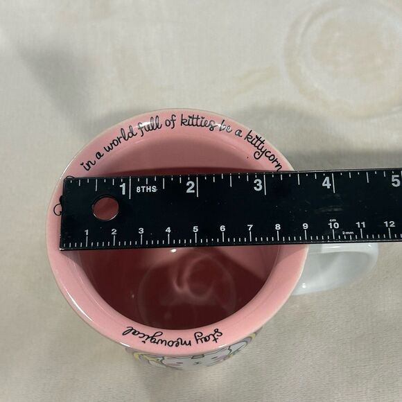 10 Strawberry Street Ceramic Mug Multi-Color Meowgical Unicorn Kitty - Picture 11 of 12